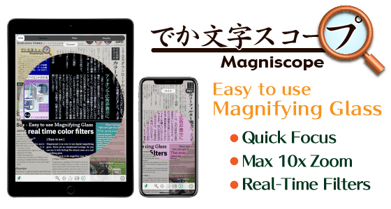 Magniscope (Easy to use Magnifying Glass)
